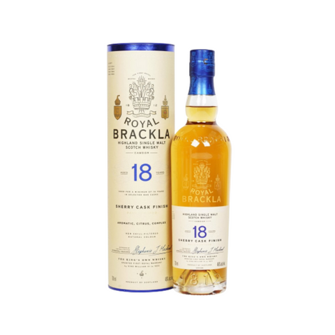 Royal Brackla 18 Year Old Whisky Sherry Cask Finish 70cl
