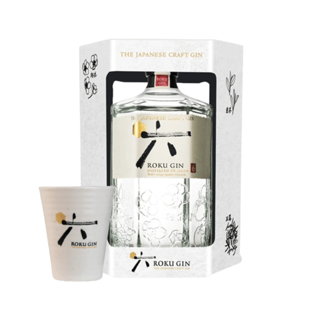 Suntory Roku Gin 70cl with Vessel Gift Set