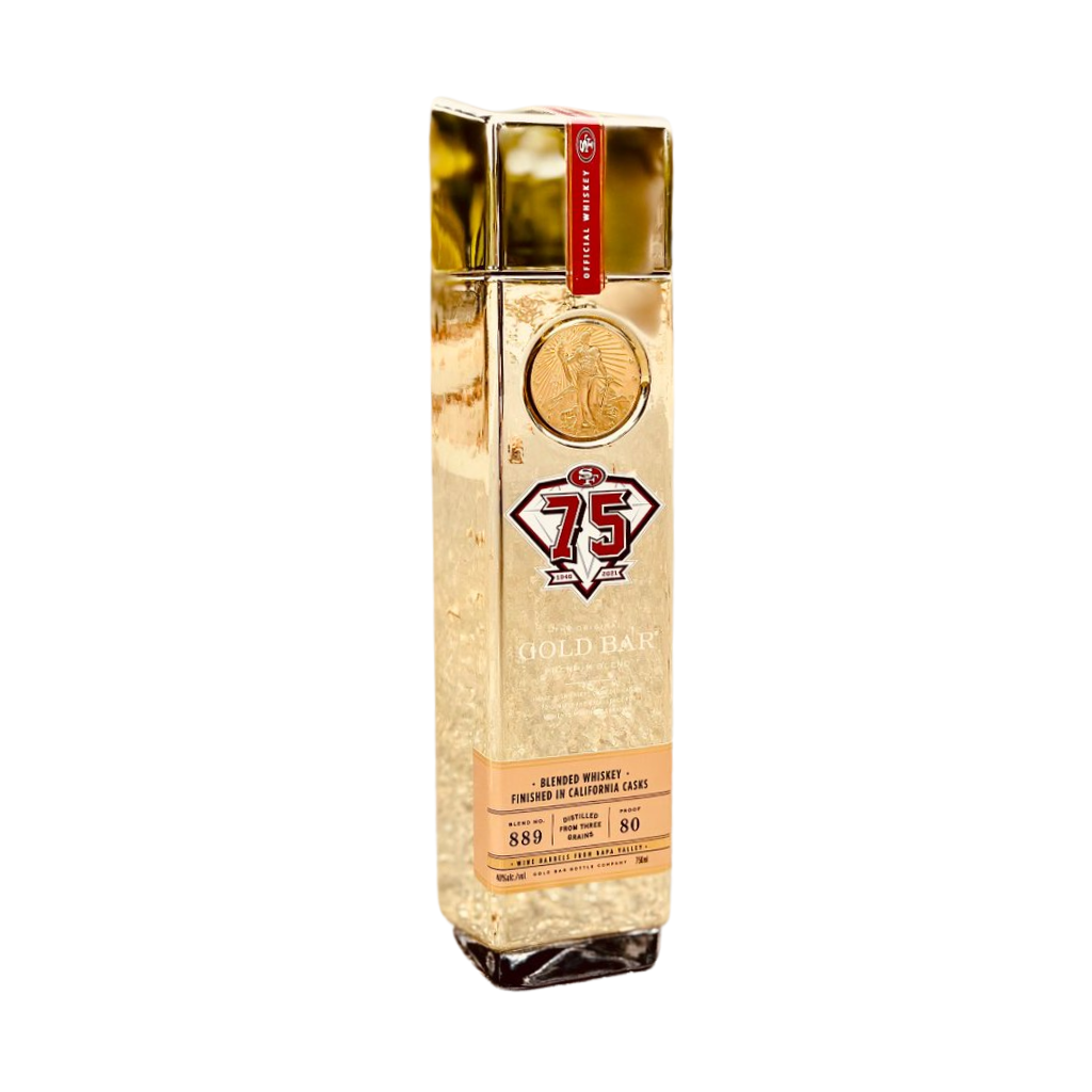 Gold Bar Whiskey San Francisco 49ers Limited Edition 75cl