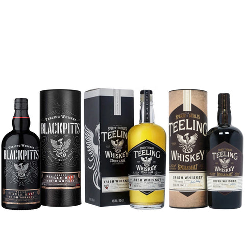 Teeling Blackpitts Bundle (Blackpitts, Stout Cask, Single Malt) 70cl