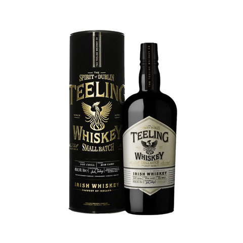 Teeling Irish Whiskey Small Batch Black Tin Gift Tube 70cl