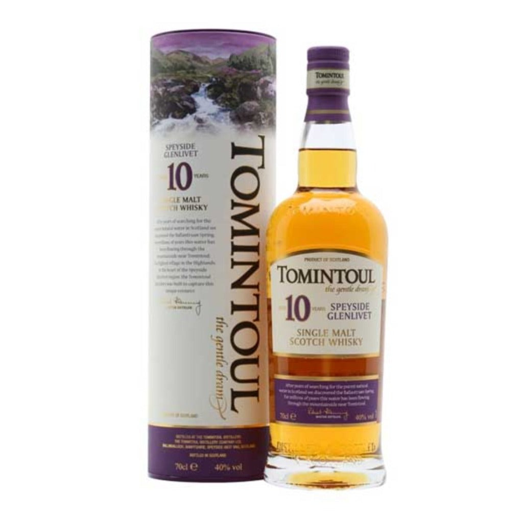 Tomintoul 10 Year Old Single Malt Scotch Whisky 70cl