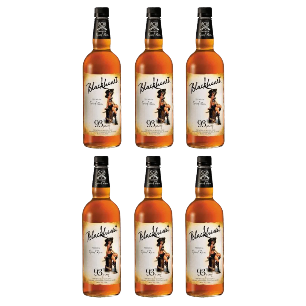 Blackheart Premium Spiced Rum 75cl (6 Bottles)