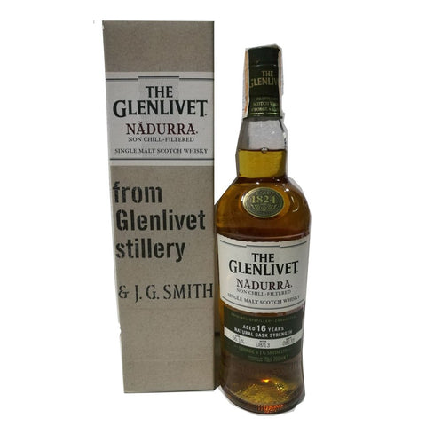 Glenlivet 16 Year Old Nadurra Cask Strength 56.1% batch - 0813Y 70cl (Old Bottling)