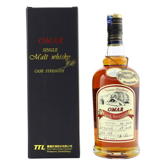 Omar Sherry Single Malt Cask Strength Whisky 70cl