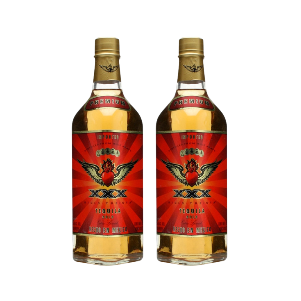 XXX Siglo Treinta Tequila Gold 75cl (2 Bottles)